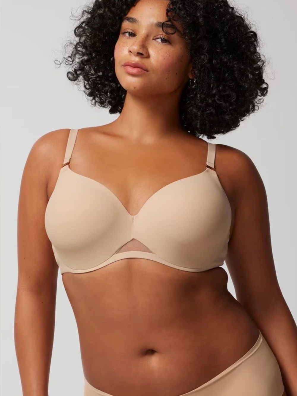 Soma Bodify Perfect Coverage Bra 34D NWT Nude Smooth T-Shirt Bra - Picture 4 of 4